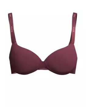 Треугольный бюстгальтер на полукосточках Hugo Boss, красный