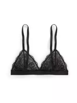Треугольный бюстгальтер Polo Ralph Lauren Triangle Bra BRALETTE, черный