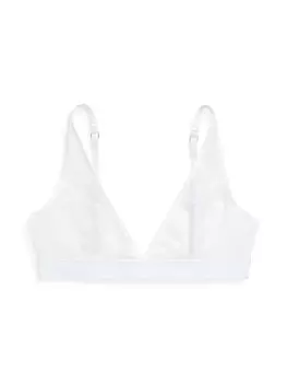 Треугольный бюстгальтер Polo Ralph Lauren Triangle Bra UNLINED PLUNGE BRA, белый