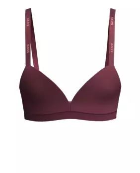 Треугольный бюстгальтер с половиной чашки Hugo Boss, красный