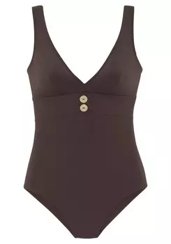 Треугольный купальник Vivance, коричневый