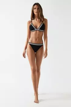 Треугольный лиф бикини Faith's Reiss, черный
