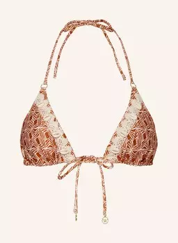 Треугольный лиф бикини organic moderns watercult, цвет DUNKELORANGE/WEISS