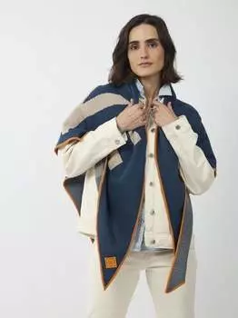 Треугольный шарф Codello, синий