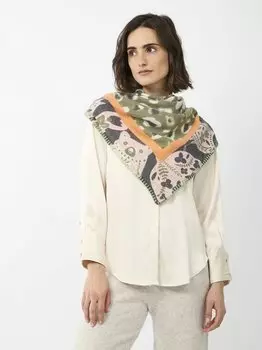 Треугольный шарф Codello, зеленый