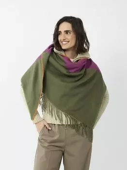Треугольный шарф Codello, зеленый