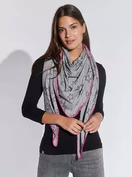 Треугольный шарф дамбо Vestino, серый