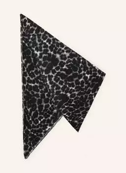 Треугольный шарф из кашемира. S.Marlon, черный