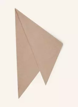 Треугольный шарф из кашемира. S.Marlon, коричневый