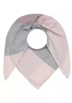 Треугольный шарф Zwillingsherz с полосками, розовый