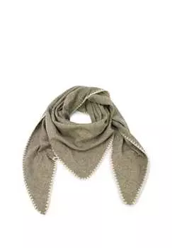 Треугольный шарфик в классическом дизайне Harpa, коричневый