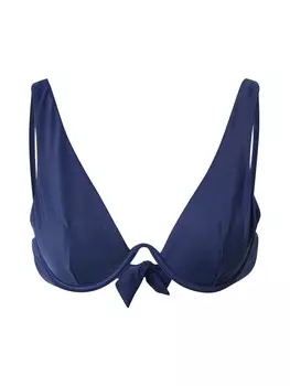 Треугольный топ бикини Hunkemller, темно-синий
