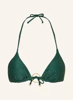 Треугольный топ бикини jotrao Calicari с блестящей пряжей Banana Moon Couture, зеленый