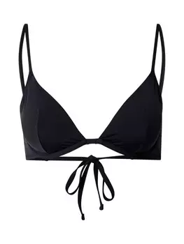 Треугольный топ бикини Lindex Stella, черный