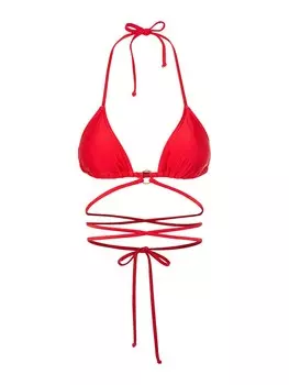 Треугольный топ бикини LSCN by LASCANA Baila, красный