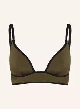 Треугольный топ бикини silence MARYAN MEHLHORN, цвет OLIV/SCHWARZ