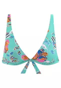 Треугольный топ бикини Sunseeker Jam, синий