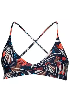 Треугольный топ бикини Superdry, морской синий