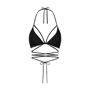 Треугольный верх бикини для женщин Lscn, цвет schwarz
