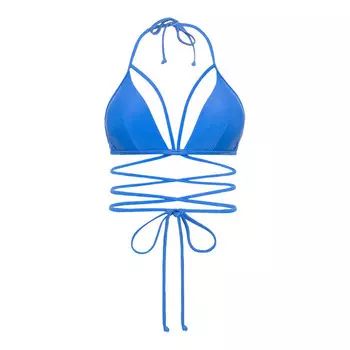 Треугольный верх бикини для женщин Lscn, цвет blau