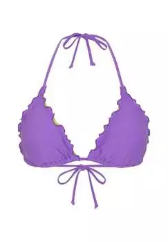 Треугольный верх бикини с оборками Chiemsee, цвет 18-3533 dewbery