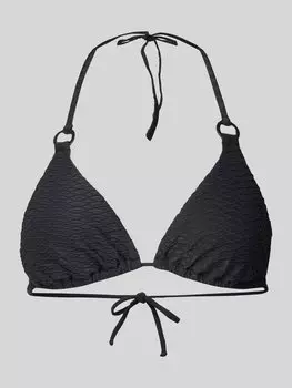 Треугольный верх бикини с ромбовидной структурой Marc O'Polo, черный