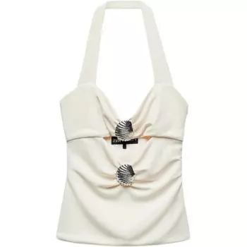 Trf Камзол женский белый Zara