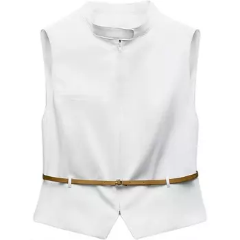 Trf Жилет женский матовый белый Zara
