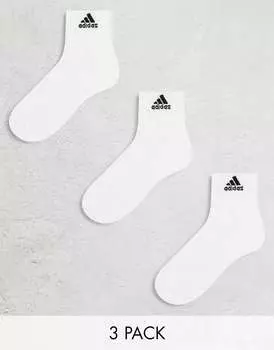 Три пары белых носков adidas Sportswear adidas performance