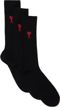 Три пары носков Ami de Coeur AMI Paris