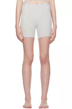 Три пары разноцветных хлопковых боксеров для мальчиков с резинкой Skims, синий