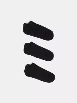Три упаковки эластичных носков для обуви Ovs, цвет black