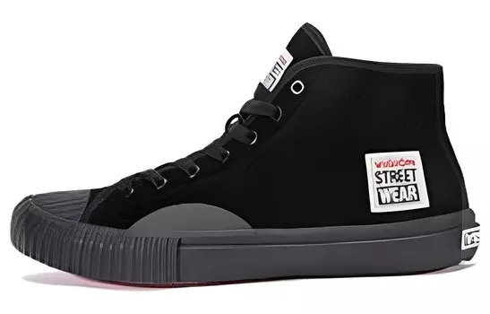 Trick Canvas Shoes Унисекс High-top Black Vision Street Wear