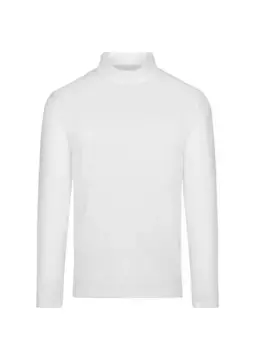 Trigema с длинным рукавом "Рубашка с длинным рукавом TRIGEMA и воротником стойкой", белый