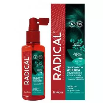 Трихологический лосьон, ускоряющий рост волос, 100 мл Farmona, Radical