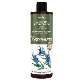 Трихологический шампунь для сухих и ломких волос, 300 мл Venita Rozmaryn