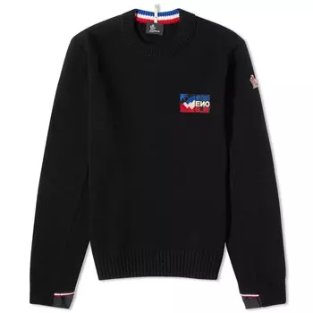 Трикотаж Moncler Grenoble Crew, черный