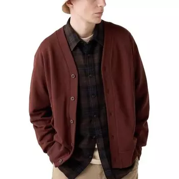 Трикотаж мужской бордовый Uniqlo, цвет Burgundy