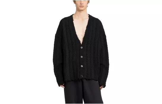Трикотаж мужской черный Mm6 Maison Margiela, черный