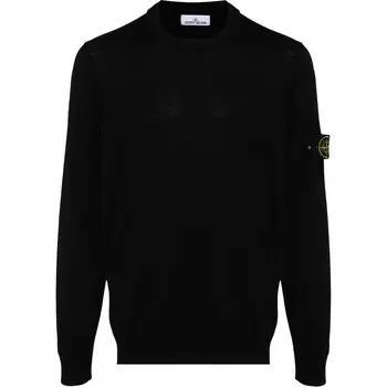 Трикотаж мужской черный Stone Island, черный