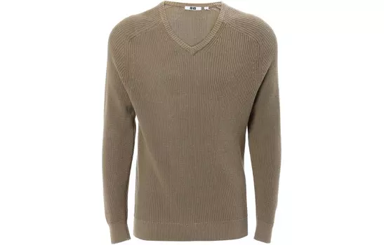 Трикотаж мужской хаки Uniqlo, хаки