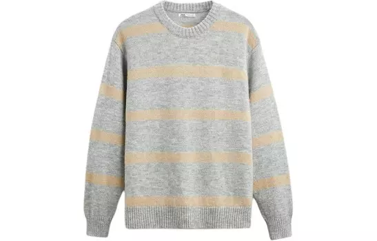 Трикотаж мужской маркировки серый Zara, цвет Markings grey