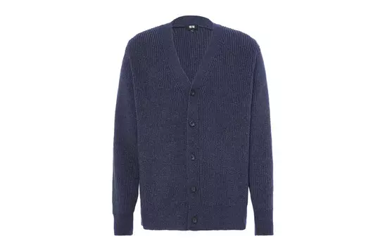 Трикотаж мужской Морской синий Uniqlo, цвет Sea Blue