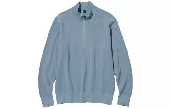Трикотаж мужской Небесно-голубой Uniqlo, голубой