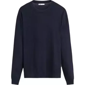 Трикотаж мужской синий Zara, синий