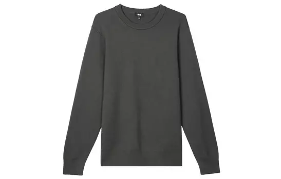 Трикотаж мужской свинцово-серый Uniqlo, серый
