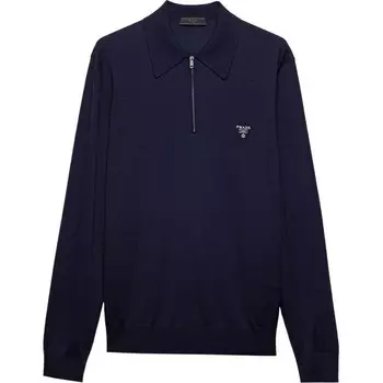 Трикотаж мужской темно-синий Prada, темно-синий