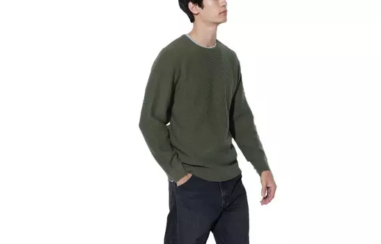 Трикотаж мужской Тимьян Uniqlo, цвет Thyme