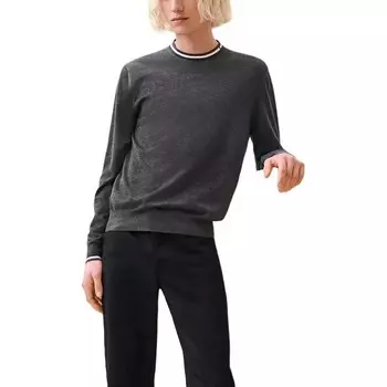 Трикотаж мужской угольно-серый Hermes, серый