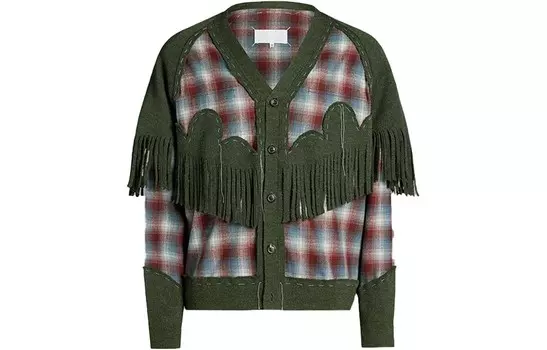 Трикотаж мужской зеленый Maison Margiela, зеленый